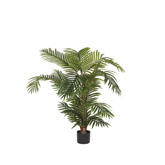 LABEL51 Künstliche Pflanzen Areca-Palme - Grün - Kunststoff - 110 - DS-54.002