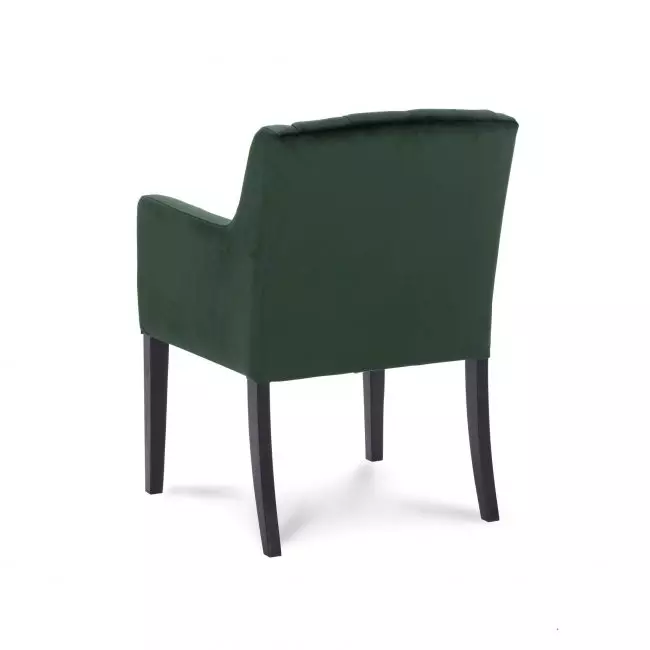 Eetkamerstoel Charlotte Arm - stof Riviera - Groen - WGXL Collection