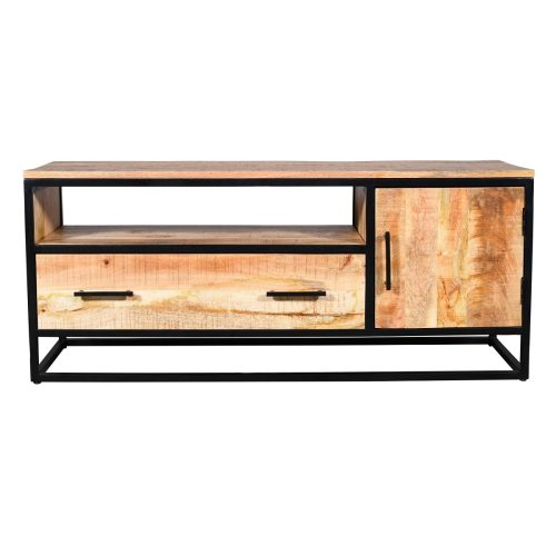 LABEL51 Sideboard Glasgow - Grob - Mangoholz - 190 cm - JP-46.095