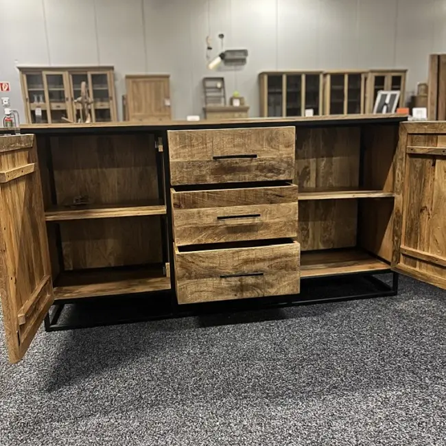 Sideboard Mia - Mangoholz 170 cm - WGXL Kollektion - Wiegers XL meubels en tuinmeubelen