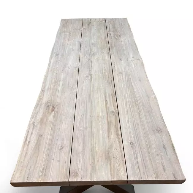 Tuintafel Live Edge - Teakhout - Rechthoek - WGXL Collection - Wiegers XL meubels en tuinmeubelen