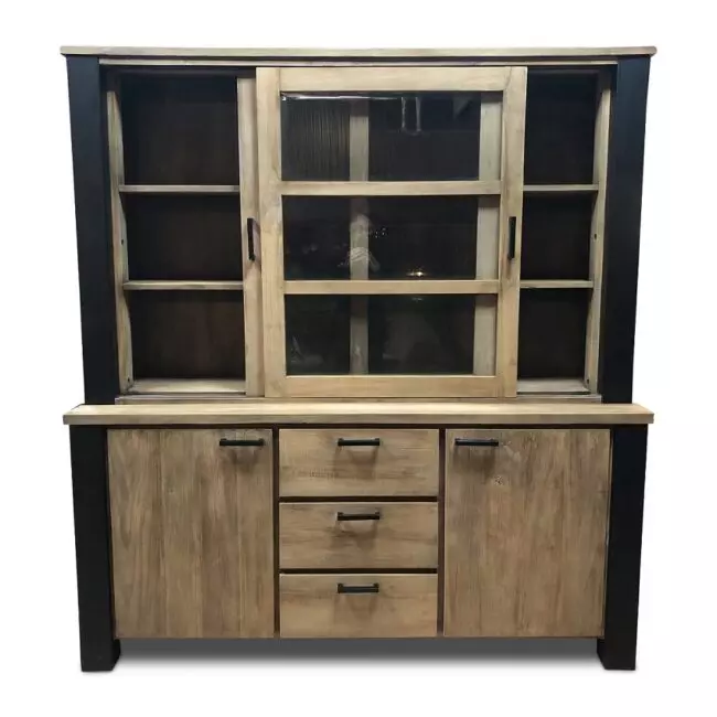 Vitrine Robust - Teakholz - 180 cm - WGXL Kollektion