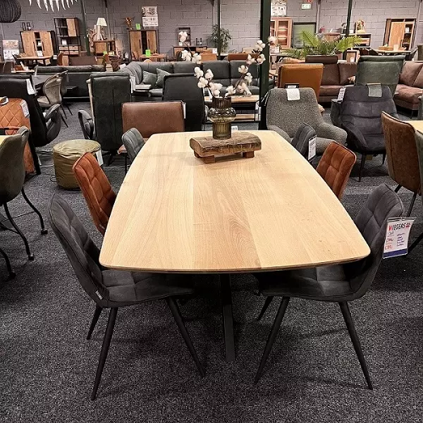 Eettafel verjongd Deens - Eikenhout - 200 cm - WGXL Collection