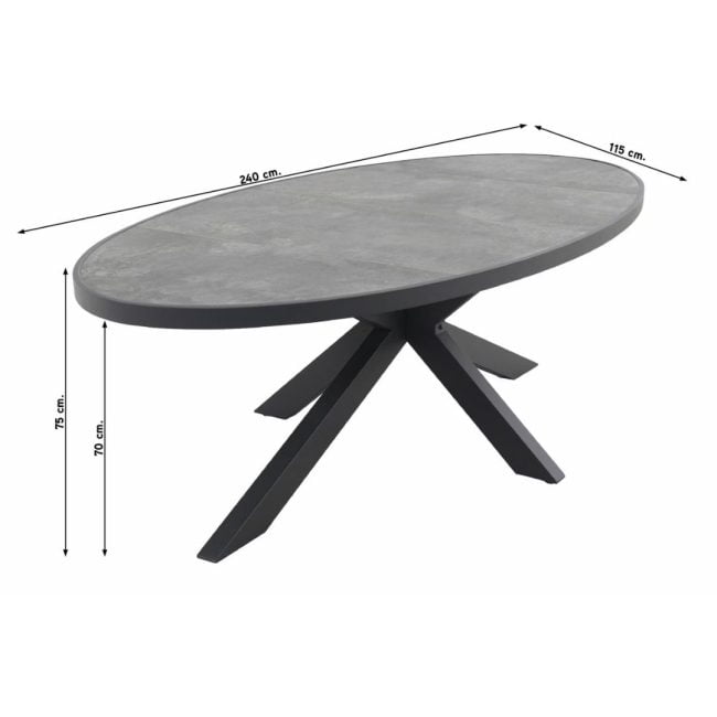 Tuintafel Lotta - Wiegers XL