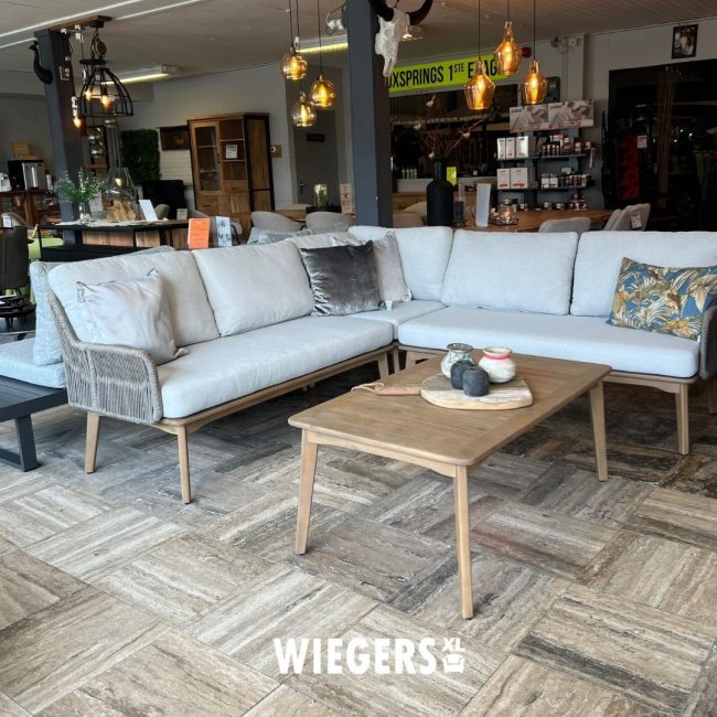 Loungeset Enola - Rope - Acaciahout - Taupe - WGXL Collection