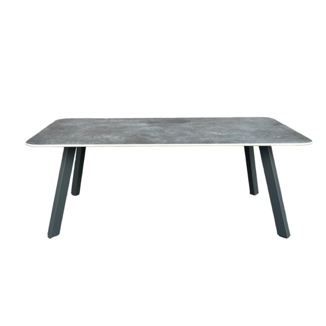 Salontafel Fubar - Aluminium - Antraciet - Qopps - Wiegers XL meubels en tuinmeubelen