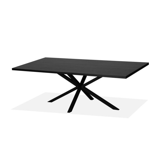 Eettafel Broadway - 220 cm - Lamulux - Noir - Maxfurn - Wiegers XL meubels en tuinmeubelen