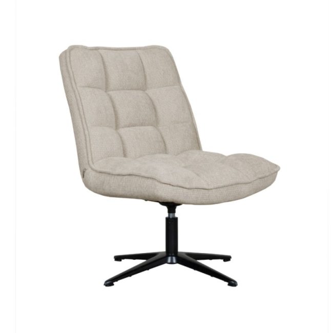 LABEL51 Fauteuil Vince - Clay Elite - Zwart Metaal