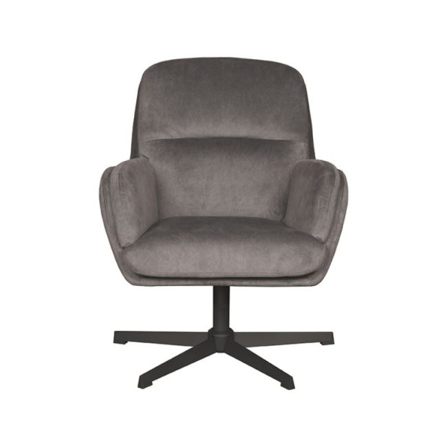 LABEL51 Draaifauteuil Moss - Antraciet - Cosmo