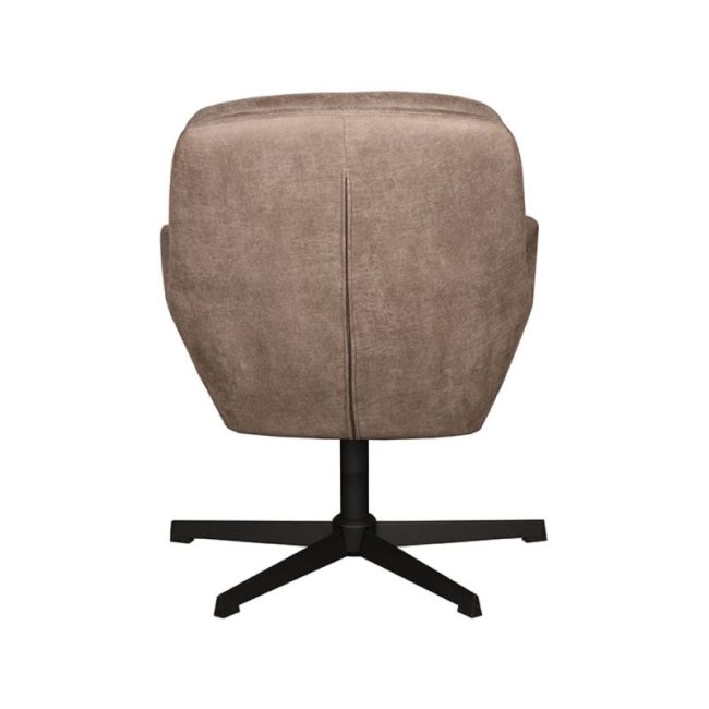 LABEL51 Draaifauteuil Moss - Taupe - Micro Suede