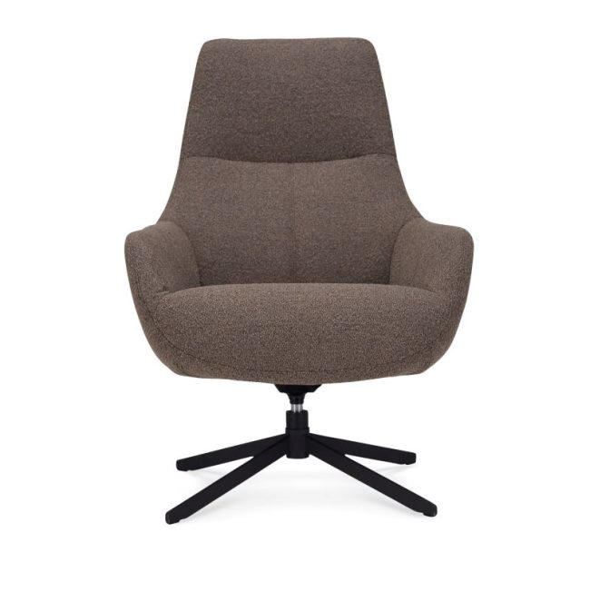 Fauteuil Couver - Microvezel - Alpine - Bruin - WGXL Collection - Wiegers XL meubels en tuinmeubelen