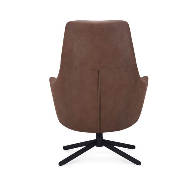 Fauteuil Couver - Microleder Bull - Bruin - WGXL Collection - Wiegers XL meubels en tuinmeubelen