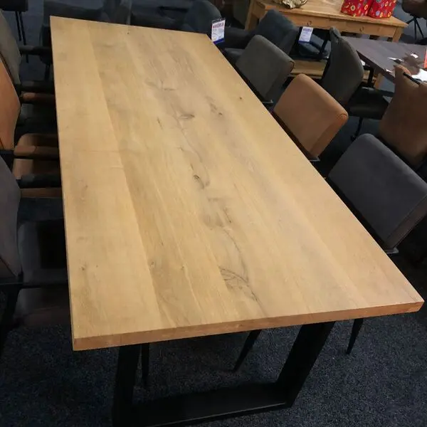 Eettafel Eiken - 240 cm - Eikenhout - Recht - WGXL Collection