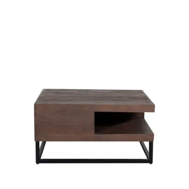 LABEL51 Couchtisch Cube - Espresso Mangoholz