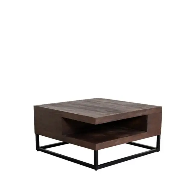 LABEL51 Couchtisch Cube - Espresso Mangoholz