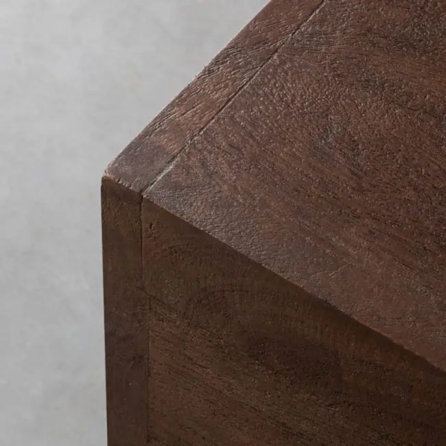 LABEL51 Couchtisch Cube - Espresso Mangoholz